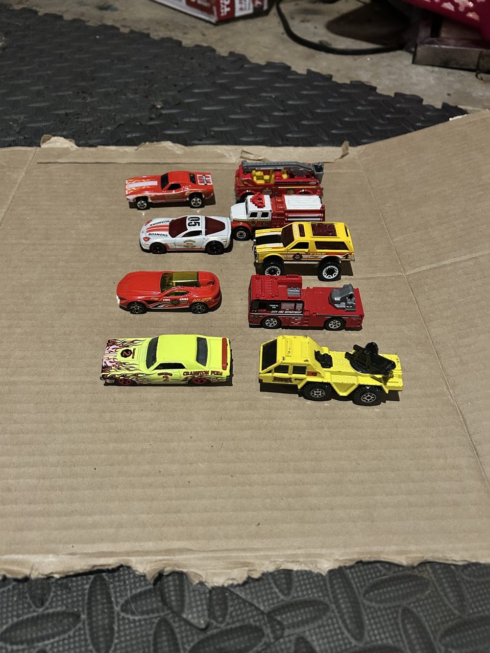 Fire Department Hot wheels LOT.